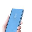 Samsung Galaxy S25 Edge 5G Gold Mirror Flip Leather Case with Holder - 5