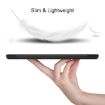 Samsung Galaxy Tab S9+ JUNSUNMAY Black Leather 3-Fold Stand Case - 4