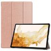 Samsung Galaxy Tab S9+ JUNSUNMAY Rose Gold Leather Tablet Case - 1