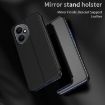 For Honor 400 Global Gold Leather Phone Case with Mirror & Holder - 2