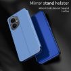 For Honor 400 Global Gold Leather Phone Case with Mirror & Holder - 3