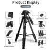 JMARY KP2234 Red Telescopic Aluminum Tripod for Camera & Phone - 4