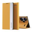 Xiaomi Redmi Note 13 Pro+ Yellow Leather Phone Case with Electroplating - 1