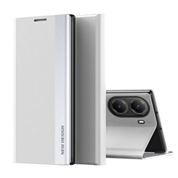 Xiaomi Poco X7 Pro Silver Electroplated Leather Phone Case - 1