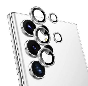 Samsung Galaxy S23 Ultra 5G Camera Lens Protector Tempered Glass Silver - 1