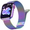 Apple Watch 8 45mm Milan Double Magnetic Steel Mesh Band (Color) - 1