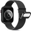 Apple Watch SE 44mm Black Milan Magnetic Steel Mesh Band - 3