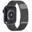 Apple Watch SE 44mm Gray Milan Double Magnetic Steel Mesh Band - 2