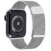 Apple Watch 6 44mm Silver Milan Magnetic Steel Mesh Band - 2