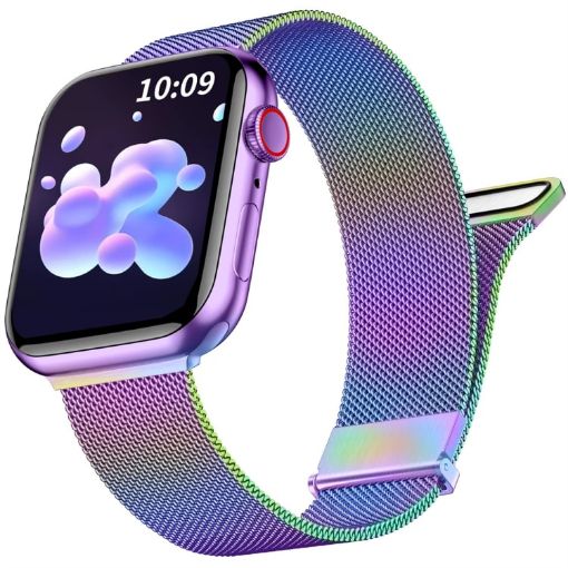 Apple Watch 38mm Milan Double Magnetic Steel Mesh Band (Color) - 1