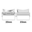Samsung Galaxy Watch5/5 Pro 20mm Curved Metal Band Connector (Black) - 3