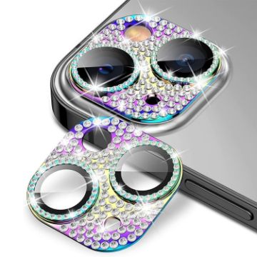 iPhone 15/15 Plus ENKAY Hat-Prince Camera Lens Protector, Colorful - 1