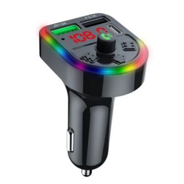 F21 PD USB Car Charger Bluetooth Adapter Handsfree Call FM Transmitter MP3 - 1