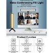 VLOGLITE WS66 LED Webcam Streaming Lights with Tripod for Video Conference - 5