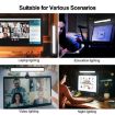 VLOGLITE WS66 LED Webcam Streaming Lights with Tripod for Video Conference - 7