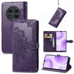Ulefone Note 15 Purple Mandala Flower Embossed Leather Phone Case - 1