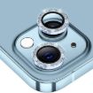 iPhone 15/15 Plus ENKAY Hat-Prince Glitter Lens Glass Film Sierra Blue - 1