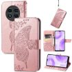 Ulefone Note 15 Rose Gold Butterfly Love Flower Leather Case - 1