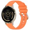 Garmin Venu 3S Orange Silicone Watch Band with Silver Buckle - 1