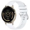 Garmin Venu 3S White Silicone Watch Band with Silver Buckle - 1