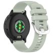 Garmin Forerunner 265S Green Silicone Watch Band with Silver Buckle - 2