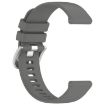 Garmin Forerunner 255S Music/255S Gray Silicone Watch Band Silver Buckle - 4