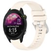 Garmin Forerunner 255S Music/255S Silicone Watch Band Silver Buckle - 1