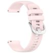 Garmin Forerunner 255S Music/255S Pink Silicone Watch Band Silver Buckle - 3