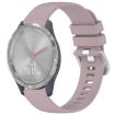 Garmin Vivomove 3S Purple Silicone Watch Band with Silver Buckle - 1