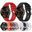 Garmin Vivoactive 4S Orange Silicone Watch Band with Silver Buckle - 5