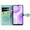 Ulefone Note 15 Green Cat & Dog Embossed Leather Phone Case - 3