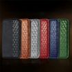 Ulefone Note 15 Grey Magnetic Leather Phone Case - Cubic Grid Design - 8
