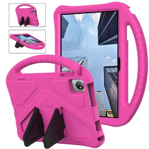 Blackview Tab 70 WiFi 2023 EVA Shockproof Case with Holder - Rose Red - 1