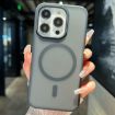 iPhone 12 Pro Max Black Transparent TPU Hybrid PC Magsafe Case - 1