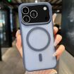 iPhone 17 Pro Blue Transparent TPU Hybrid PC Magsafe Case - 1