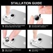 iPhone 15/15 Plus ENKAY AR Anti-reflection Camera Lens Glass (Black) - 7