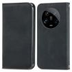 Xiaomi 14 Ultra Black Retro Leather Magnetic Flip Phone Case - 1