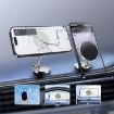 G158 Gray 360 Rotating Metal Phone Stand Magnetic Car Mount - 7