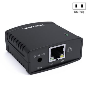 WAVLINK NU72P11 100Mbps USB 2.0 Network Print Server with US Plug - 1