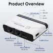 WAVLINK NU516U1 USB2.0 Wireless Printer Server with LAN/WiFi (US Plug) - 2
