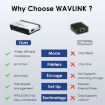WAVLINK NU516U1 USB2.0 Wireless Printer Server with LAN/WiFi (US Plug) - 8