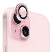 iPhone 15/15 Plus NORTHJO Camera Lens Protector Pink Tempered Glass - 1
