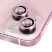 iPhone 15/15 Plus NORTHJO Camera Lens Protector Pink Tempered Glass - 3