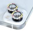 iPhone 15/15 Plus Camera Lens Protector Glitter Metal Ring Film - 3