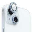 iPhone 15/15 Plus NORTHJO Camera Lens Protector Glitter Blue Film - 1