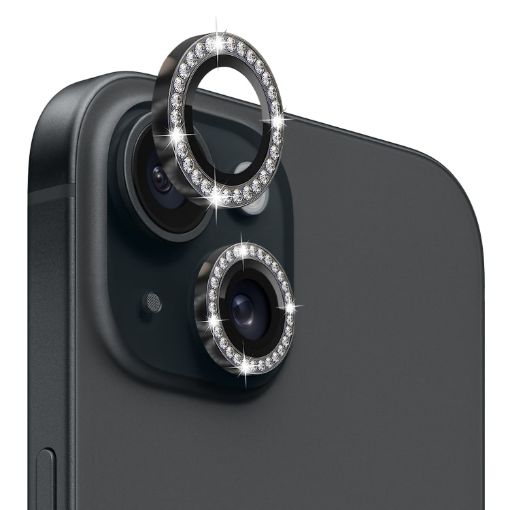 iPhone 15/15 Plus NORTHJO Camera Lens Protector Glass Ring (Graphite) - 1