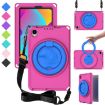 TCL Tab 8 LE/WiFi 2023 EVA Hybrid Shockproof Case - Rose Red - 1