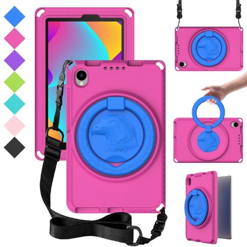 TCL Tab 8 LE/WiFi 2023 EVA Hybrid Shockproof Case - Rose Red - 1