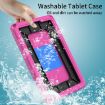 TCL Tab 8 LE/WiFi 2023 EVA Hybrid Shockproof Case - Rose Red - 5