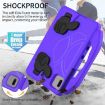 Redmi Pad 2/SE 11 2025 Purple EVA Shockproof Tablet Case with Thumb Bracket - 5